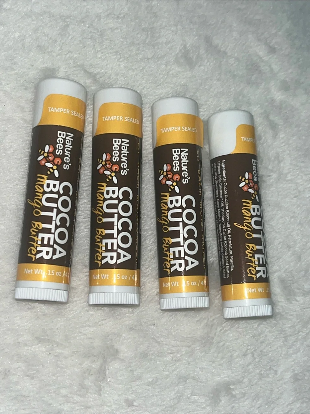 New Sealed Nature’s Bees Cocoa Butter Mango Butter